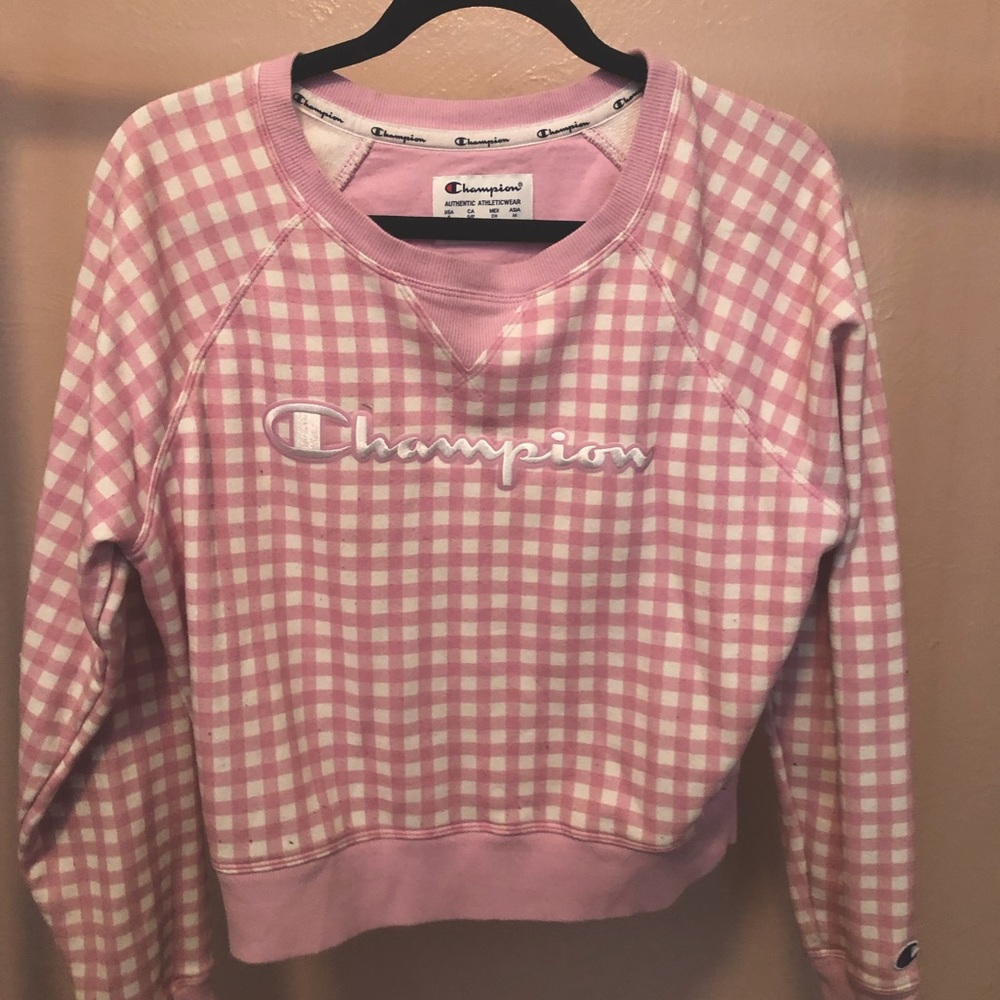 Champion pink pull over